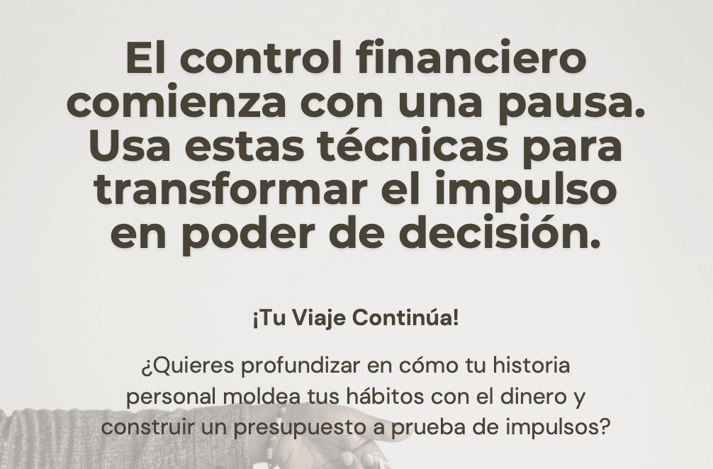 Ebook "TÉCNICAS DE 5 SEGUNDOS PARA EVITAR COMPRAS IMPULSIVAS - Break the Cycle Academy"